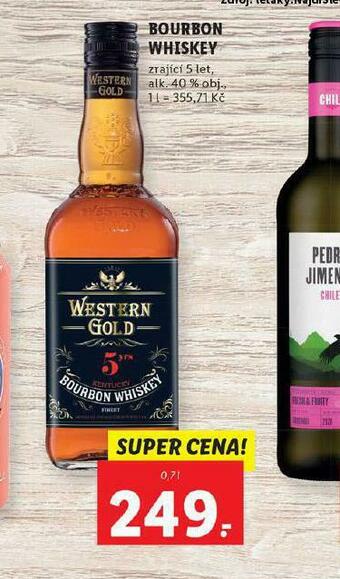 Lidl Bourbon whiskey nabídka