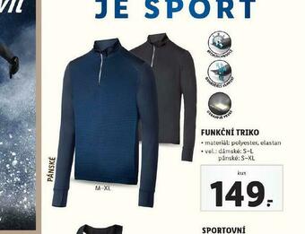 Lidl Pánské funkční triko nabídka