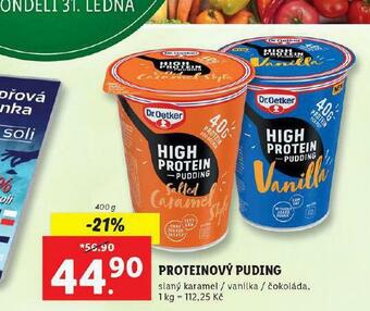 Lidl Proteinový puding nabídka