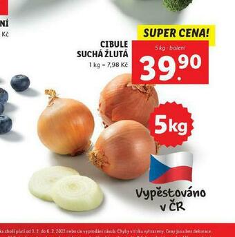 Lidl Cibule žlutá nabídka