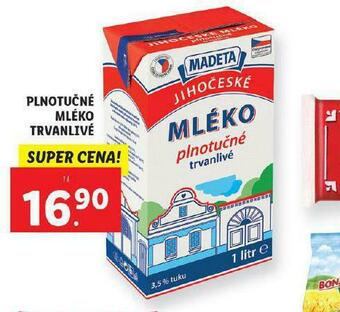 Lidl Trvanlivé mléko 3,5% nabídka