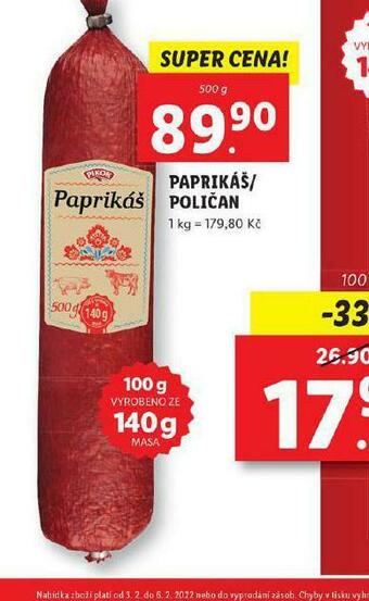 Lidl Poličan nabídka