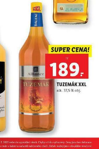 Lidl Tuzemák xxl nabídka