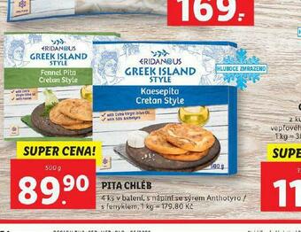 Lidl Pita chléb nabídka