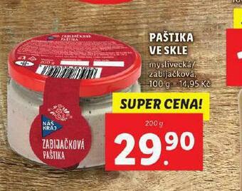Lidl Paštika ve skle nabídka