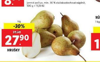 Lidl Hrušky nabídka
