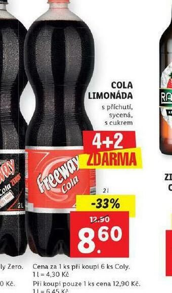Lidl Cola limonáda nabídka
