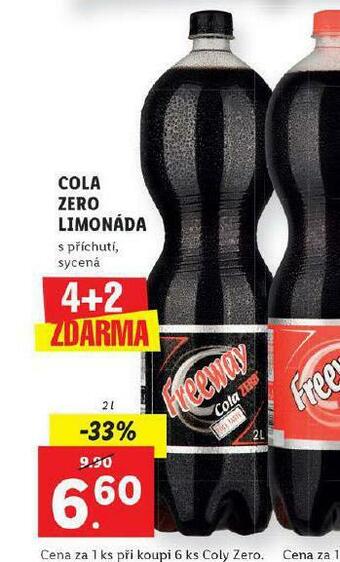 Lidl Cola zero limonáda nabídka
