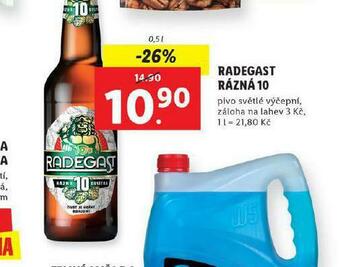 Lidl Pivo radegast rázná 10 nabídka