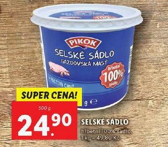 Lidl Selské sádlo nabídka