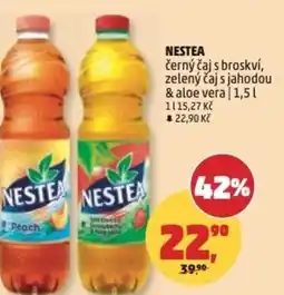 Penny Market NESTEA černý čaj s broskvi, zelený čaj s jahodou & aloe vera nabídka