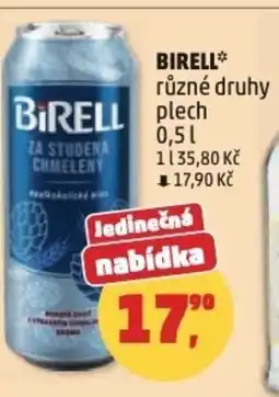 Penny Market BIRELL různé druhy plech nabídka