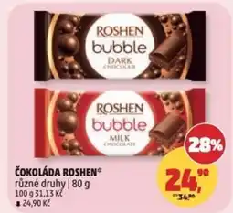 Penny Market Čokoláda roshen nabídka
