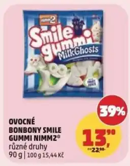 Penny Market Ovocné bonbony smile gummi nimm2 nabídka