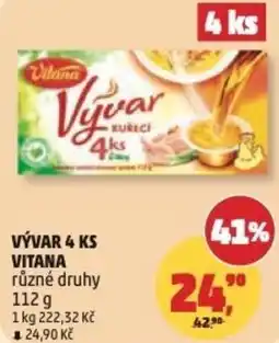 Penny Market Vývar 4 ks vitana nabídka