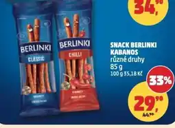Penny Market Snack berlinki kabanos nabídka