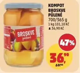 Penny Market Kompot broskve půlené nabídka