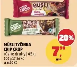 Penny Market Müsli tyčinka CRIP CROP nabídka