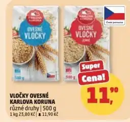 Penny Market Vločky ovesné karlova koruna nabídka