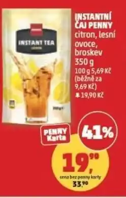 Penny Market Instantní čaj penny citron, lesní ovoce, broskev nabídka