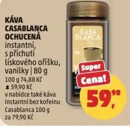Penny Market Káva casablanca ochucená instantní, s příchutí lískového oříšku, vanilky nabídka