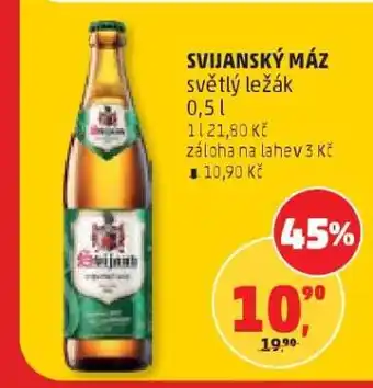 Penny Market Svijanský Máz světlý ležák nabídka