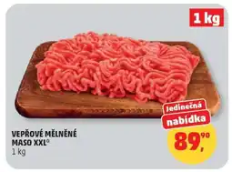Penny Market Vepřové mleté maso XXL nabídka