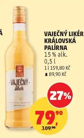 Penny Market VAJEČNÝ LIKÉR KRÁLOVSKÁ PALÍRNA nabídka
