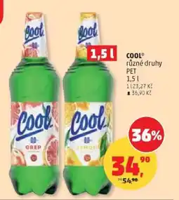 Penny Market COOL různé druhy PET nabídka