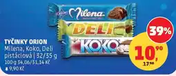 Penny Market Tyčinky Orion Milena, Koko, Deli pistáciová 32/35 g nabídka