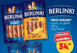 Penny Market Párky Berlínki nabídka