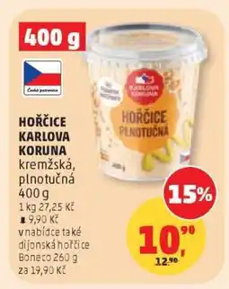 Penny Market HOŘČICE KARLOVA KORUNA nabídka