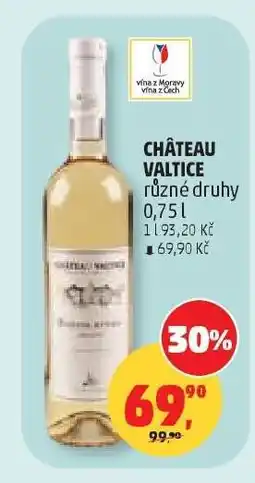 Penny Market CHÂTEAU VALTICE různé druhy nabídka