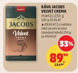 Penny Market Káva Jacobs Velvet Crema nabídka