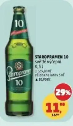 Penny Market Staropramen 10 světlé výčepní nabídka