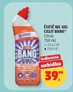 Penny Market Čistič WC gel Cillit Bang nabídka