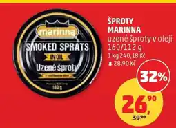 Penny Market ŠPROTY MARINNA nabídka
