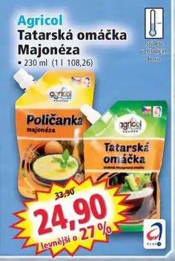 Norma Agricol Tatarská omáčka, Majonéza nabídka