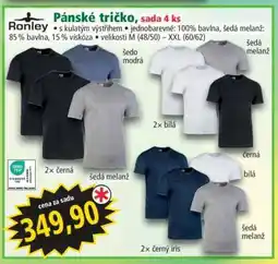 Norma Pánské tričko, sada 4 ks nabídka