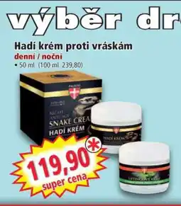 Norma Hadí krém proti vráskám nabídka
