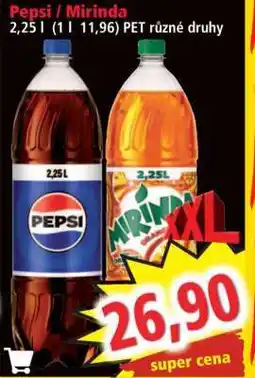 Norma Pepsi, Mirinda nabídka
