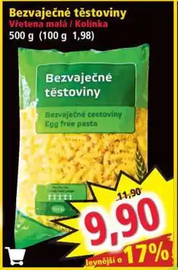 Norma Bezvaječné těstoviny nabídka