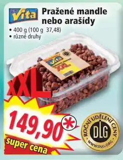 Norma Pražené mandle nebo arašídy nabídka