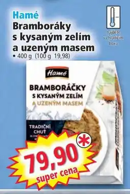Norma Hamé Bramboráky s kysaným zelím a uzeným masem nabídka