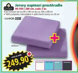 Norma Jersey napínací prostěradlo nabídka