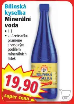 Norma Bílinská kyselka nabídka