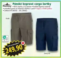 Norma Pánské keprové cargo šortky nabídka