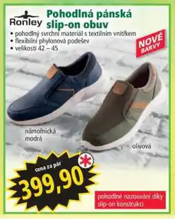 Norma Pohodlná pánská slip-on obuv nabídka