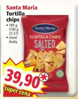 Norma Santa Maria Tortilla chips nabídka