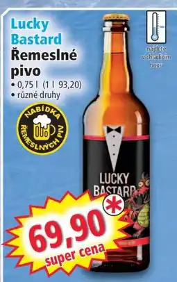 Norma Lucky Bastard Řemeslné pivo nabídka